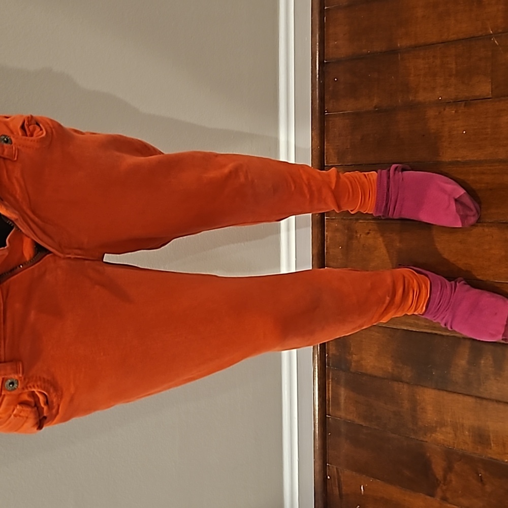 Gymboree Girls Supper Skinny Red Pants Size 7